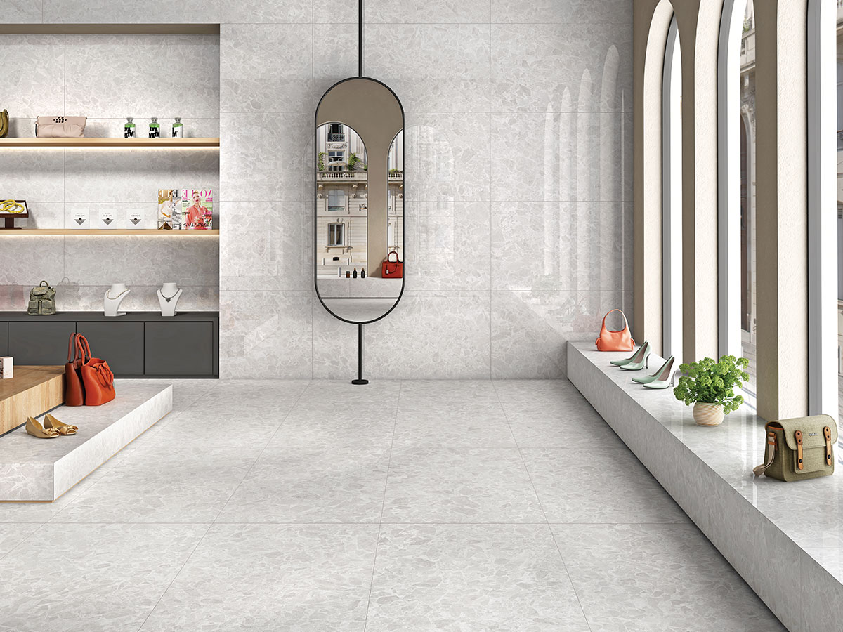 CRYSTONE SILVER 598x1198mm - Floor Tile 