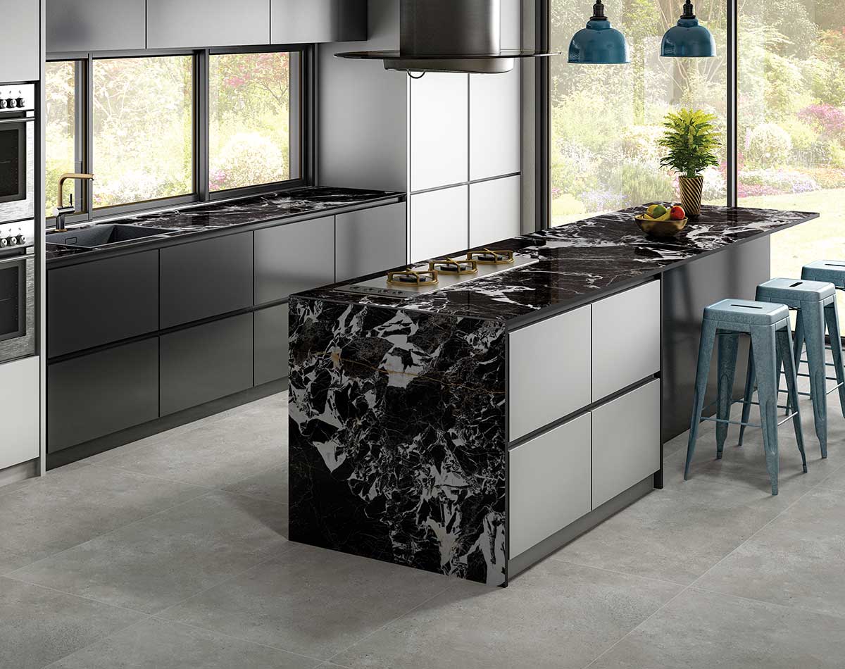 Versatile tile suitable for bedroom, kitchen, bathroom, and outdoor spaces, offering a blend of style and durability for any interior design