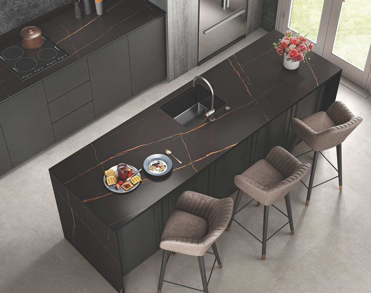 Versatile tile suitable for bedroom, kitchen, bathroom, and outdoor spaces, offering a blend of style and durability for any interior design