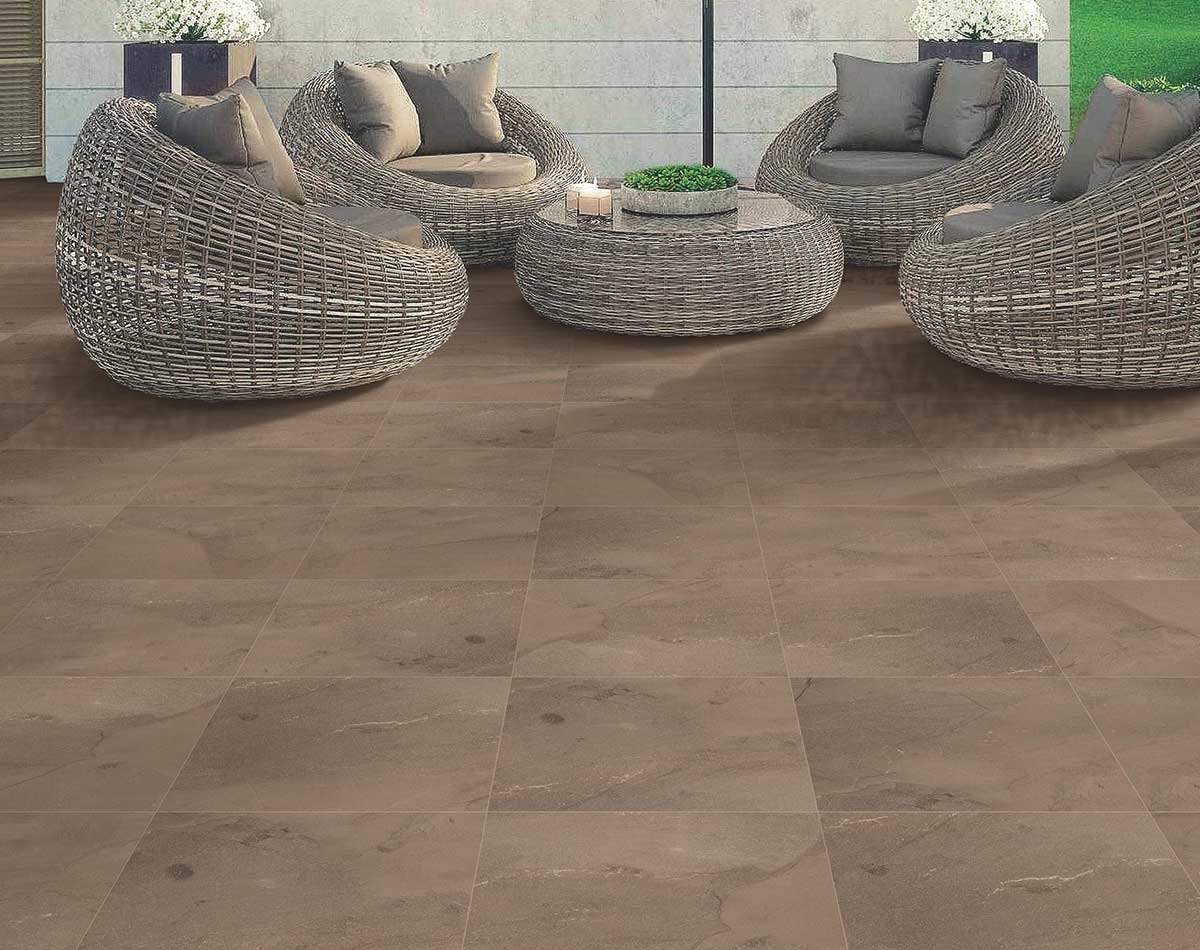 Versatile tile suitable for bedroom, kitchen, bathroom, and outdoor spaces, offering a blend of style and durability for any interior design