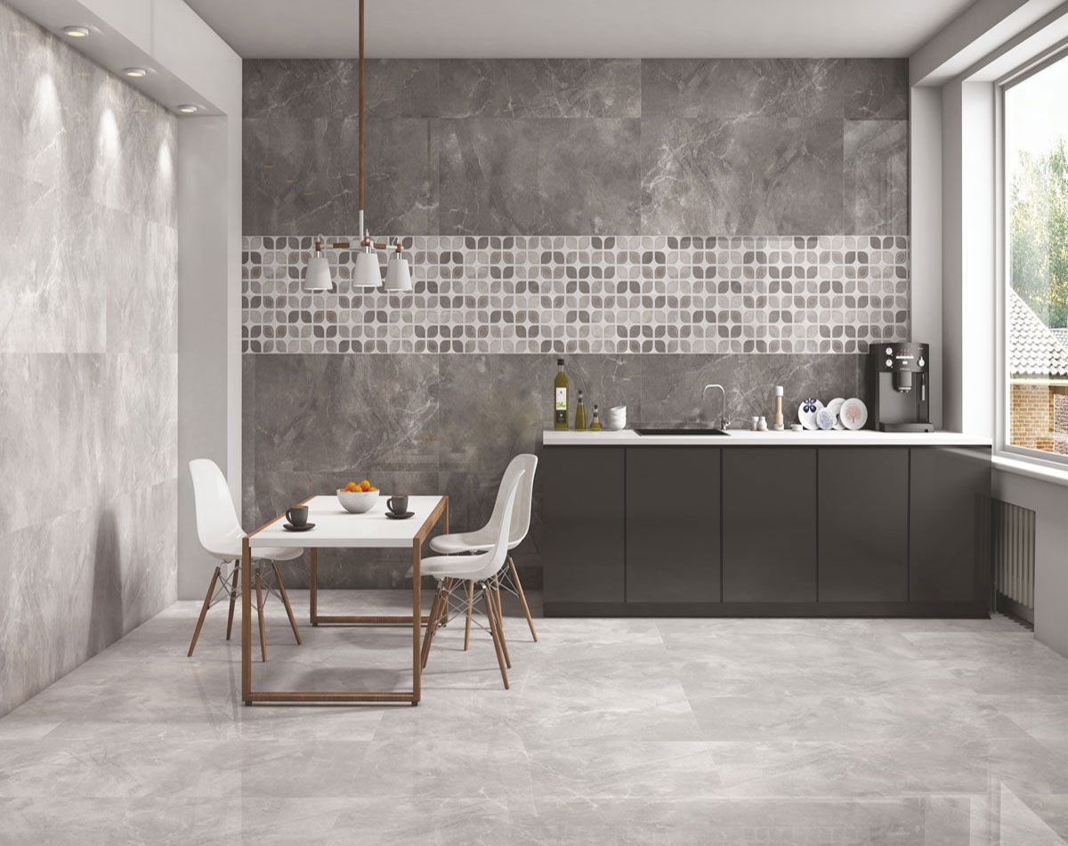 Versatile tile suitable for bedroom, kitchen, bathroom, and outdoor spaces, offering a blend of style and durability for any interior design