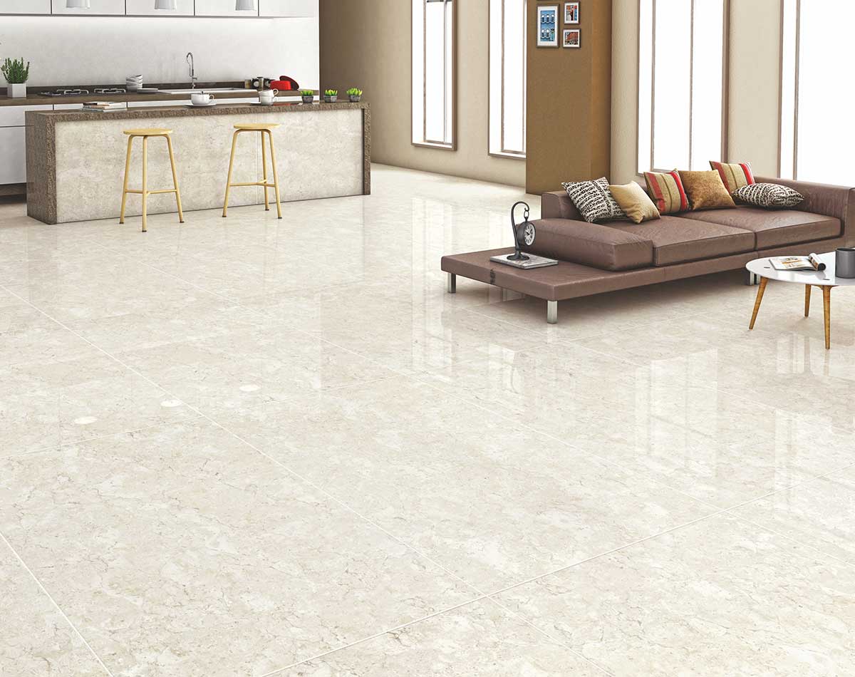 Versatile tile suitable for bedroom, kitchen, bathroom, and outdoor spaces, offering a blend of style and durability for any interior design