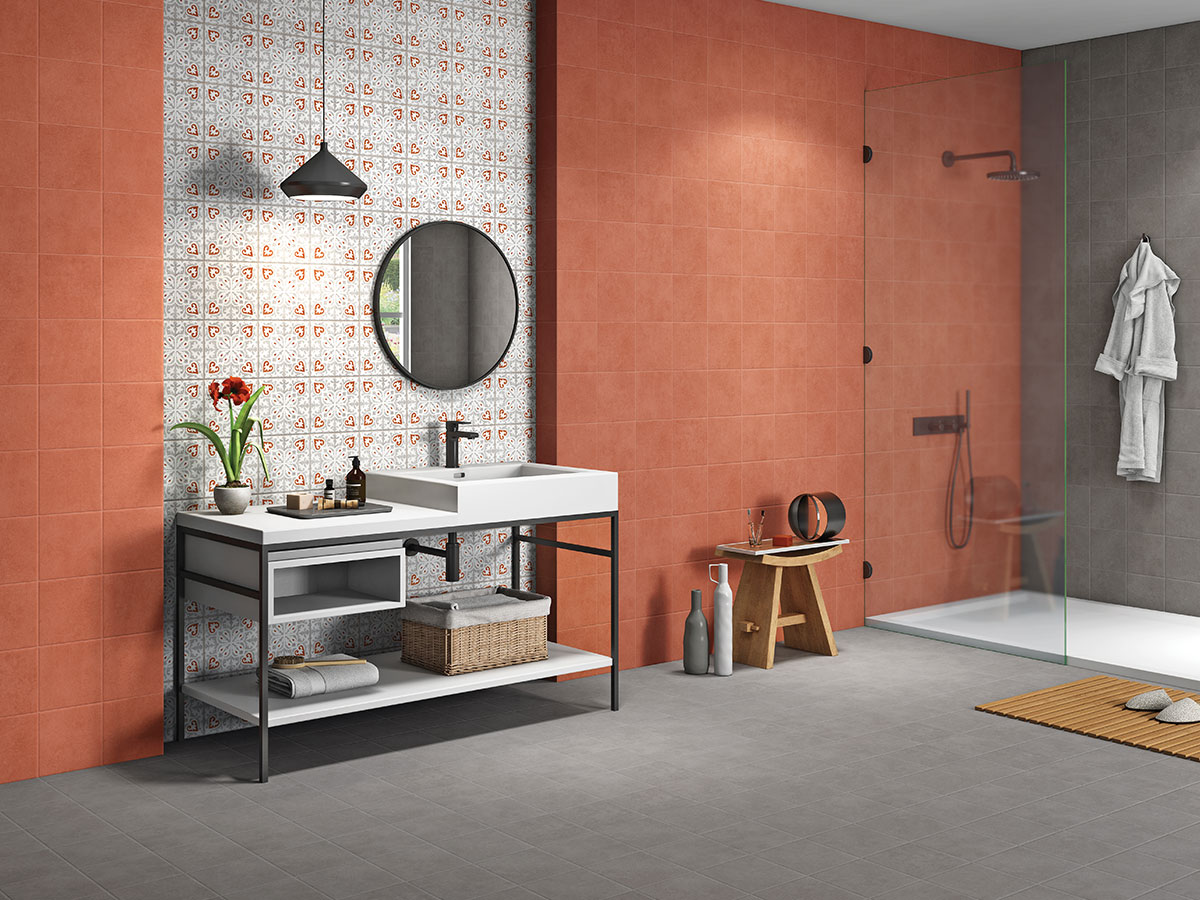 Versatile tile suitable for bedroom, kitchen, bathroom, and outdoor spaces, offering a blend of style and durability for any interior design