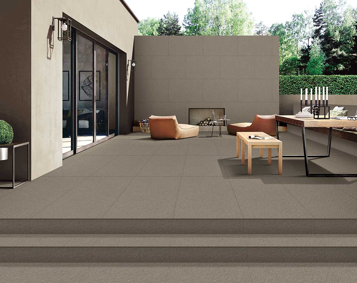 Versatile tile suitable for bedroom, kitchen, bathroom, and outdoor spaces, offering a blend of style and durability for any interior design